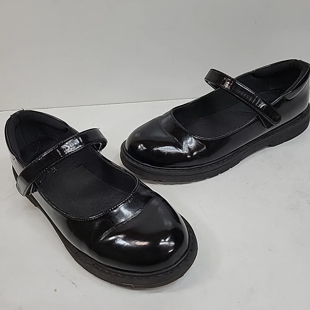 Thereabouts Girls Black Mary Jane Shoes Strap School Uniform Size 4 Preppy Comfy